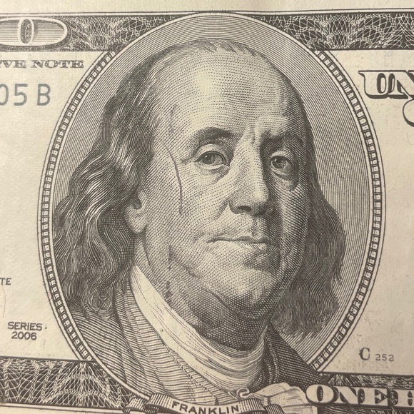 2006 Big Head INK Error $100 # HG 15467905 B Circulated Crisp - Picture 1 of 6